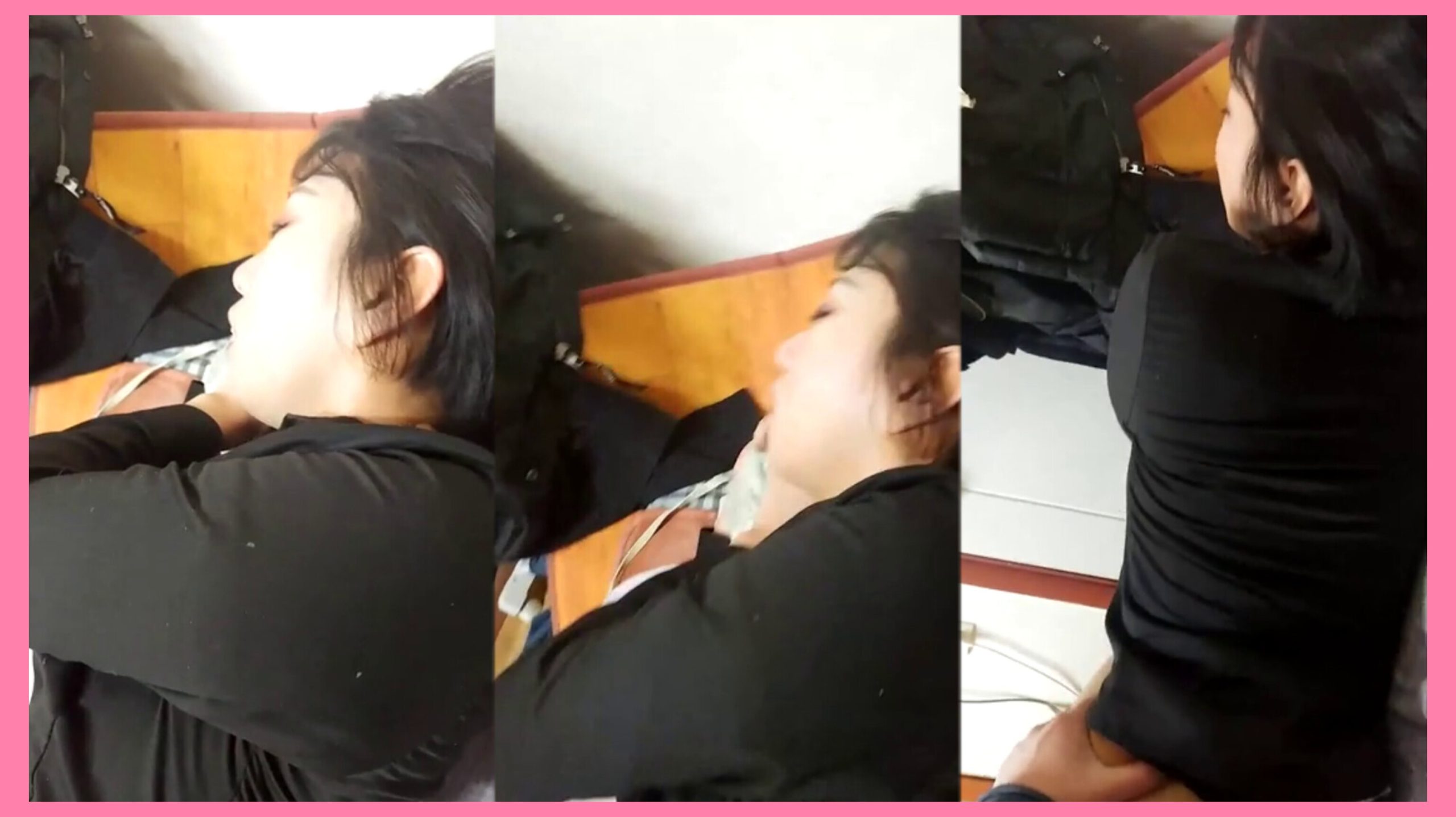 iniyot si misis habang patulog