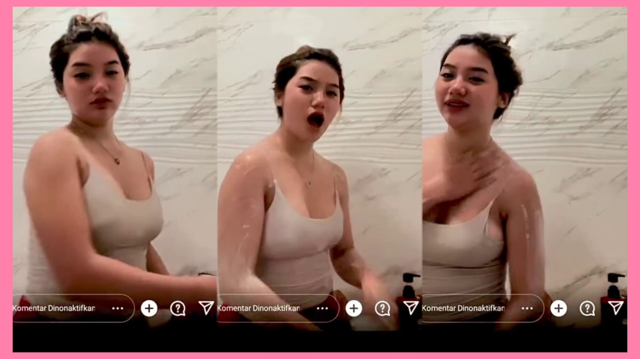 bakat ang suso ni pinay habang live naliligo