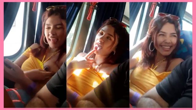 nagpakita ng suso si pinay sa loob ng bus