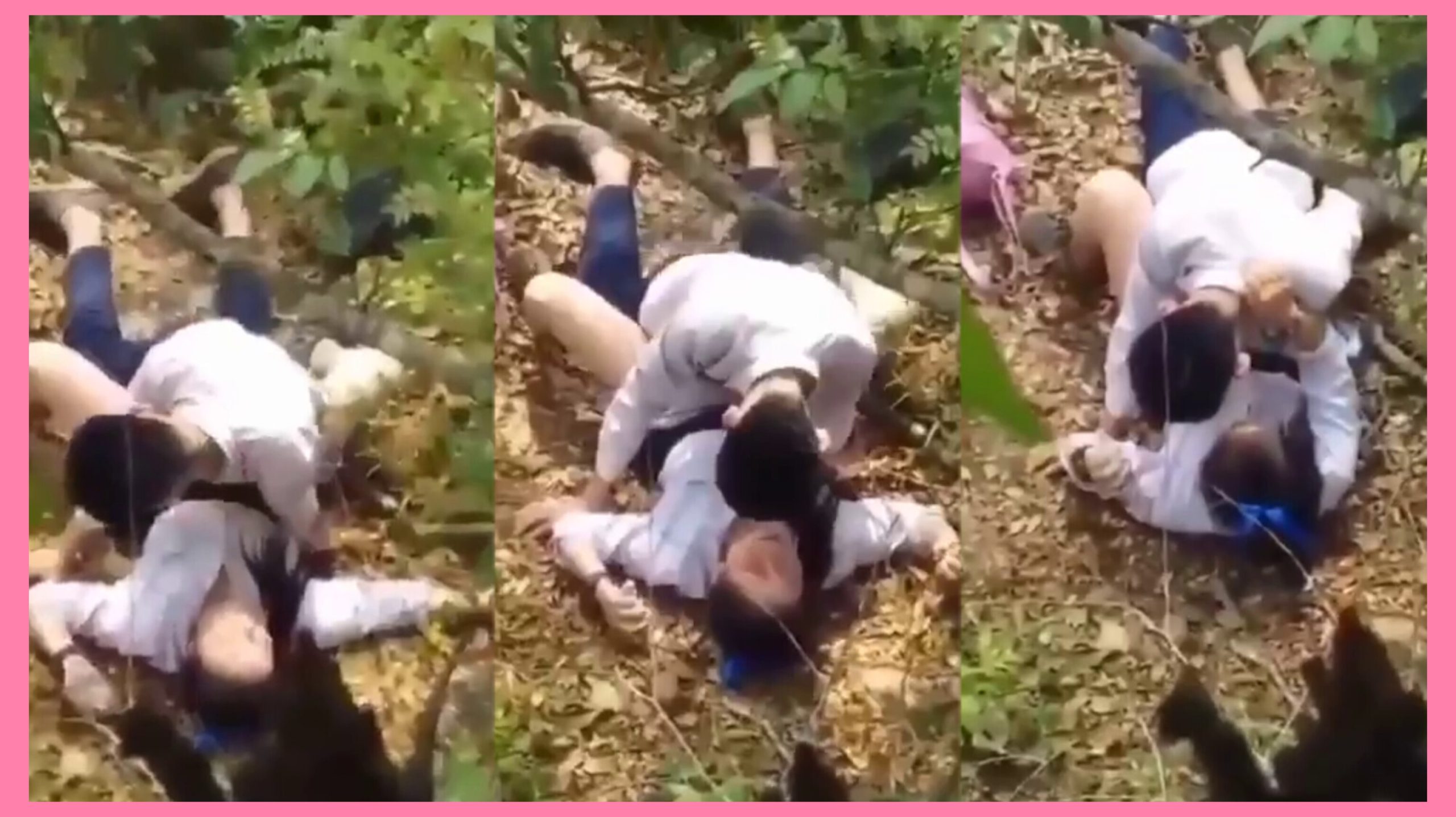 dalawang studyante sa damo nagkantotan