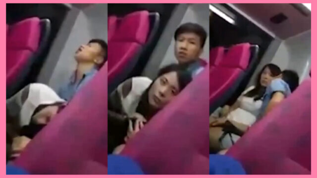 pasimpleng chupa si ate sa loob ng bus hulicam