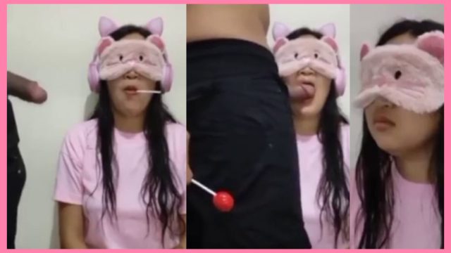 pinay pinapasubo ng lollipop ni tito habang nakablindfold